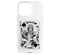 Chitarra Chitarrista Heavy Metal King Of Spades Custodia per iPhone 15 Pro Max