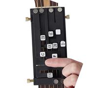 Chitarra Chord Practice Aid Completo Learning Set Clear Tone Produzione Aiuto didattico Adatto Per Chitarre Uso Domestico Strumento di Formazione Chitarra