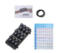 Chitarra Chord Trainer con 18 pulsanti Strumento di aiuto per l'apprendimento della chitarra per le persone le cui dita feriscono le corde della chitarra Chords Practice Assist Tool Chitarra