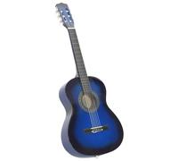 Chitarra classica 3/4 36 pollici per principianti e bambini, chitarra acustica in legno di tiglio blu, strumento musicale per imparare la chitarra