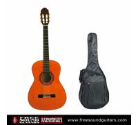 CHITARRA CLASSICA 4/4 COMPLETA DI BORSA OTTIMA PER LO STUDIO CON CUSTODIA