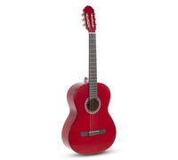 GEWApure Chitarra Classica Basic 4/4, Rosso Transparente