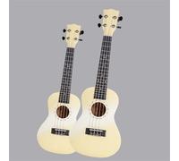 Chitarra Colorata Ukulele Professionale Da 21 Pollici Per Principianti Con Accessori(Yellow)