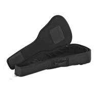 OVATION Guitars - Custodia morbida per chitarra, adatta per modelli Deep Contour/Mid-Depth/Super Shallow, imbottitura morbida da 20 mm, senza pelucchi, cinghie per zaino, nero/antracite