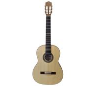 Chitarra da concerto completamente massiccia 4/4 Pro Natura GS100 in abete rosso acero Fishman pre-amplificatore, chitarra acustica con custodia e cinghia, Mensur 650 mm, suono caldo, satinato