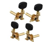 Chitarra di Ricambio per Meccaniche 2R 2L UKULELE/Chitarra A 4 Corde Twill Tuning Peg Machine Head Button Golden
