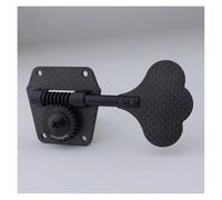 Chitarra di Ricambio per Meccaniche Accordatori Per Basso Rapporto 1:28 Materiale In Fibra Di Carbonio Chiavi Di Accordatura A Ingranaggi Aperti Meccaniche Per Chitarra Jazz Elettrica Basso(1BK R)