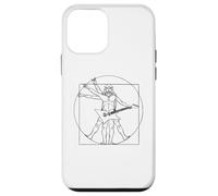 Chitarra E Chitarrista Leonardo da Vinci Fan Heavy Metal Custodia per iPhone 12 mini