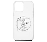 Chitarra E Chitarrista Leonardo da Vinci Fan Heavy Metal Custodia per iPhone 12 Pro Max