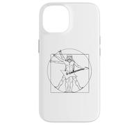 Chitarra E Chitarrista Leonardo da Vinci Fan Heavy Metal Custodia per iPhone 14