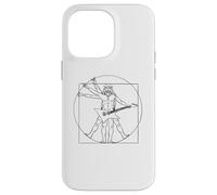 Chitarra E Chitarrista Leonardo da Vinci Fan Heavy Metal Custodia per iPhone 14 Pro Max