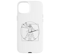 Chitarra E Chitarrista Leonardo da Vinci Fan Heavy Metal Custodia per iPhone 15 Plus