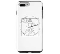 Chitarra E Chitarrista Leonardo da Vinci Fan Heavy Metal Custodia per iPhone 7 Plus/8 Plus