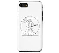 Chitarra E Chitarrista Leonardo da Vinci Fan Heavy Metal Custodia per iPhone SE (2020) / 7/8