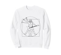 Chitarra E Chitarrista Leonardo da Vinci Fan Heavy Metal Felpa