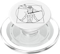 Chitarra E Chitarrista Leonardo da Vinci Fan Heavy Metal PopSockets PopGrip per MagSafe