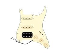 Chitarra Elettrica A 11 Fori ScratchPlate Loaded Pickguard Precablato Pickup A Bobina Singola Accessori Per Chitarra Elettrica Durevole (Color : SSH17)