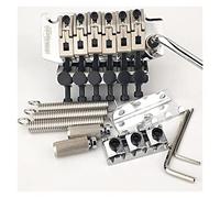 Chitarra Elettrica A 6 Corde Double Blocking Tremolo System Bridge 42mm R2 Dado In Argento Cromato Sostituzione delle parti ponte