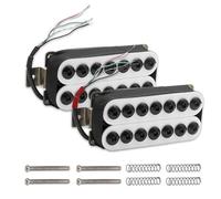 Chitarra Elettrica A 7 Corde Humbucker Big Hex Regolabile Dual Coil Pickup Coil Splitting Pickup N8.5K / B14K Chitarra Con Uscita pickup per chitarra elettrica (Color : Neck and Bridge)