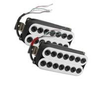 Chitarra Elettrica A 7 Corde Humbucker Big Hex Regolabile Dual Coil Pickup Coil Splitting Pickup N8.5K / B14K Uscita pickup per chitarra elettrica (Color : BlackNeck and Bridge)