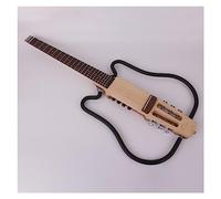 Chitarra Elettrica Acustica Da Viaggio Silenziosa Senza Testa, Mano Sinistra, Portatile, Da Viaggio, Integrata Nella Chitarra Effettore Chitarra Elettrica da Viaggio Senza Testa (Color : Right Hand)