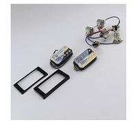 Chitarra Elettrica Alnico Humbucker Pickup Con Telaio/cablaggio Set Per Chitarra Fai Da Te Pickups Set per Chitarra Elettrica (Color : 02)