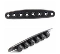 Chitarra Elettrica Attraverso La Piastra Del Rinforzo Del Corpo A 6 Corde Attraverso Il Ponte Della Piastra Delle Corde Attraverso La Piastra Metallica Della Boccola parti di chitarra(Black)
