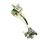 Chitarra elettrica Cablaggio 1 Volume 1 Controllo Tono Precablato 3 Vie Attiva/Disattiva 500K Pentole Kit Cablaggio Chitarra Elettrica Sostituzione Con