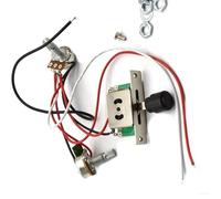 Chitarra elettrica Cablaggio 10 Set Cablaggio Per Chitarra Elettrica Precablato Interruttore A 3 Vie 1T1V 500K Pentole Per Sostituzione Chitarra FD TL ST
