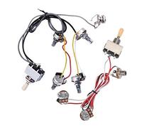 Chitarra elettrica Cablaggio 2 Pezzi 1 Pezzo 2-500K Interruttore A Levetta A 3 Vie 1V1T 500K Chitarra Elettrica 2 Humbucker E 1 Pezzo Precablato 2 Volumi 2