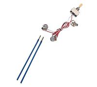 Chitarra elettrica Cablaggio 2 Pezzi Bidirezionali Tipo Asta Per Chitarra Truss Rod E 1 Set Cablaggio Per Chitarra Interruttore A Levetta A 3 Vie 1V1T 500K 2 Humbucker