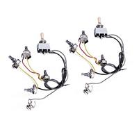 Chitarra elettrica Cablaggio Cablaggio Per Chitarra 2X Precablato 2 Volumi 2 Toni Vasi 4-500K Per Accessori Per Chitarra LP