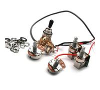 Chitarra elettrica Cablaggio Cablaggio Per Chitarra Precablato Caricato 2T2V Con Kit Precablati A Bobina Divisa Per LP