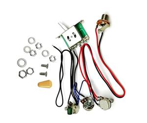 Chitarra elettrica Cablaggio Kit Di Cablaggio Per Chitarra Elettrica 1 Volume 1 Tono Precablato A 3 Vie Con Attivazione/disattivazione Accessori Per Chitarra
