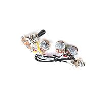 Chitarra elettrica Cablaggio Kit Di Cablaggio Per Chitarra Elettrica Interruttore A Levetta A 3 Vie 2 Volume 1 Tono Jack Uscita Da 6,35 Mm Per Chitarra Elettrica LP