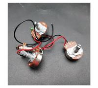 Chitarra elettrica Cablaggio Kit Precablato Per Basso Elettrico Per Basso Di Precisione, Vasi Grandi Da 250K, Jack Da 1/2 Volume E 1 Tono (Color : ForJB Circuit 2V1T)