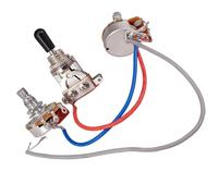 Chitarra elettrica Cablaggio Kit Precablato Per Chitarra Elettrica, Interruttore A Levetta A 3 Vie, 1 Vasi Da 500 K