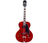 Chitarra Elettrica Chitarra Elettrica Jazz Con Foro Sonoro Tipo F Opzionale A Tre Colori(Red)