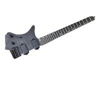 Chitarra Elettrica Chitarra Elettrica Professionale In Legno Massello Senza Paletta Con Rovescio A Strisce Tigrate Rosse E Nere
