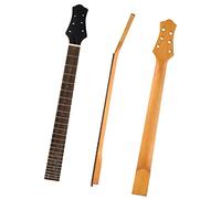 Chitarra Elettrica Collo 24 Tasti Manico In Acero Tastiera In Palissandro Parti Di Chitarra Leggere Resistenti All'usura manico di chitarra incompiuto