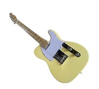 Chitarra elettrica dal corpo solido, manico in tiglio leggero e acero, 6 corde full size da 39" for esercitazioni for principianti prove con la band (Guitarra Electrica)