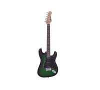 Chitarra Elettrica DIMAVERY ST-203 Greenburst - Progettata per Performance di Qu