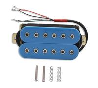 Chitarra Elettrica Doppia Bobina Pickup A Due Pezzi Doppio Pickup Nero Vite Esagonale Giallo Nero Senza Cornice(Neck F)
