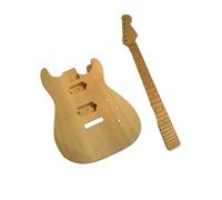 Chitarra Elettrica Fai Da Te Incompiuta Incluso Il Manico E Il Corpo Della Chitarra Che Sono Stati Lucidati Senza Problemi