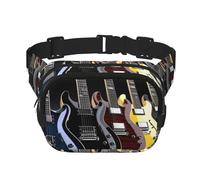 Chitarra elettrica Fanny Pack Borsa a tracolla regolabile Grande Marsupio da viaggio Marsupio Unisex