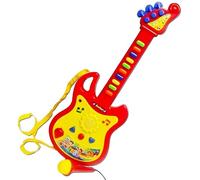 Chitarra Elettrica Giocattolo Bambini con Microfono Amplificato Effetti Luminosi Tracolla Melodie Preregistrate Chitarra Rock Elettronica cm 45 Chitarre Giocattolo Bambini Chitarre con Suoni Rock