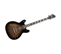 Chitarra elettrica hagstorm Viking Deluxe baritono - Cosmic Brown Burst