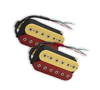 Chitarra Elettrica Humbucker Regolabile Dual Line Hex Screw Pole-pieces Dual Coil Pickup Per Chitarra A 6 Corde Pickups Set per Chitarra Elettrica (Color : 1 set)