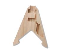 Chitarra Elettrica In Mogano Fatta A Mano Con Corpo Triangolare Accessori Semilavorati E Battipenna(Body)