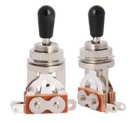 Chitarra Elettrica Interruttore A Tre Vie Convertitore Di Tono Accessori Per Strumenti Musicali Parti(Silver)